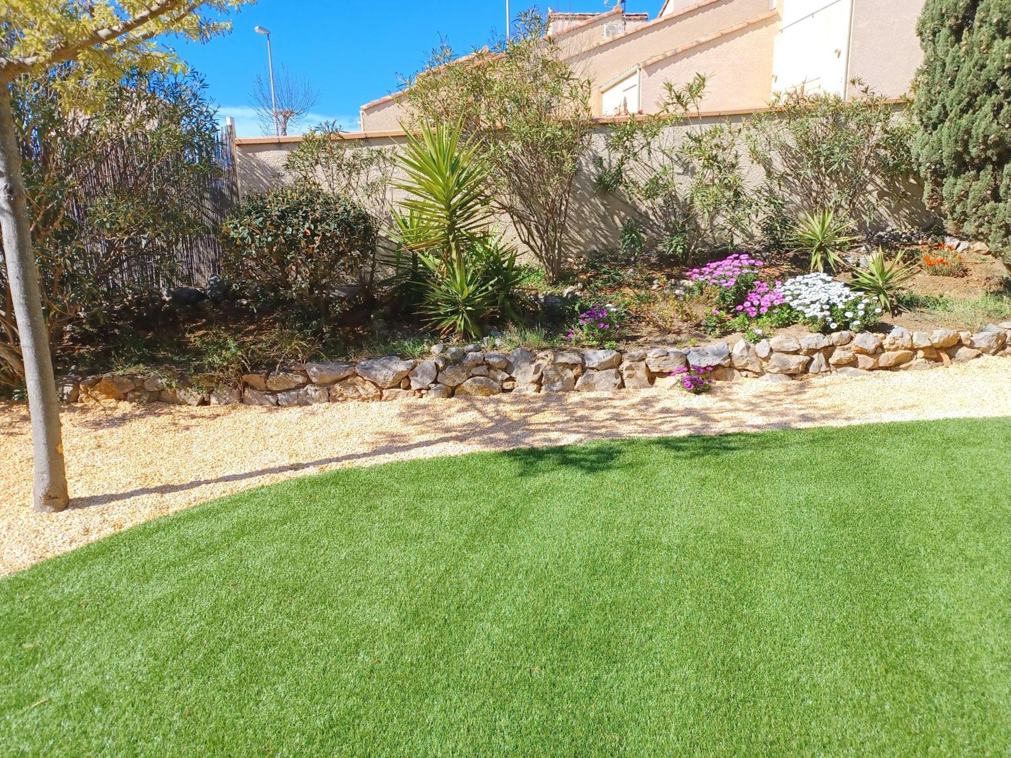 Plain-Pied Jardin 6 Personnes Clim Vue Mer Parking Wifi Terrasse Piscine Dans La Residence Saint-Pierre-la-Mer (Aude) Exterior foto
